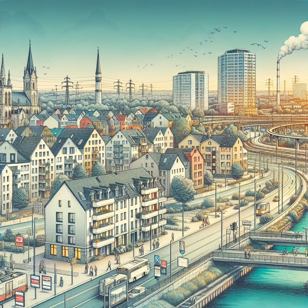 Infrastrukturentwicklung und Mietspiegel in Düsseldorf Wittlaer